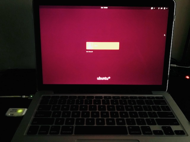 Ubuntu linux on a Mac computer